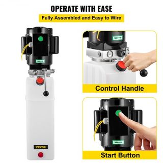 Unidad de Potencia Hidráulica para Elevador de Coche 6L 220V 50hz 1 ph 2750 PSI Auto