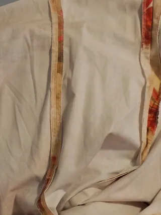 Traje Flamenca Estampado Beige y tonos calidos