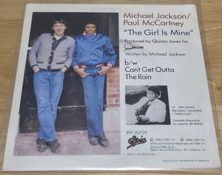 Single Michael Jackson The Girl Is Mine