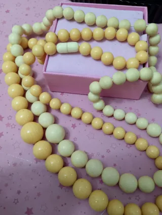 Set 2 collane vintage avoriolina