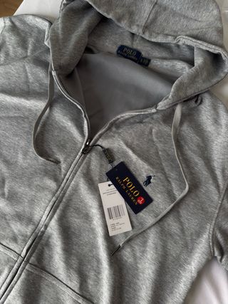 Ralph Lauren Zip-up, Grey, Large
