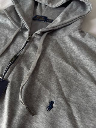 Ralph Lauren Zip-up, Grey, Large