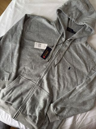 Ralph Lauren Zip-up, Grey, Large