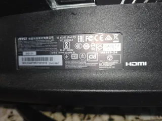 Monitor Curvo MSI MAG Series Negro roto