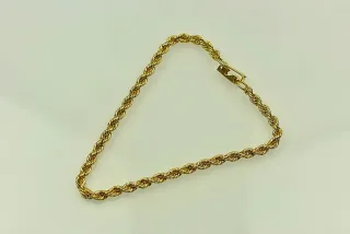Pulsera Cordón Salomónico Oro 18k