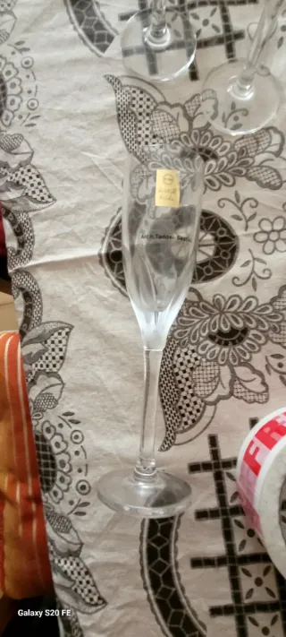 Flute Champagne Design Taddei 1970 set4