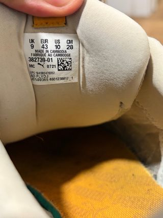 Zapatillas deportivas Puma color gris