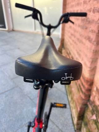 Bicicleta Brompton Black Edition Roja