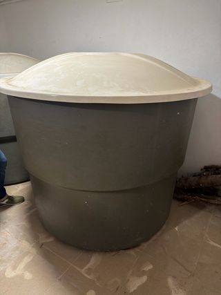 2 Depósitos Agua Fibra Grandes