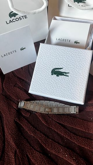 Pulsera Lacoste Plata