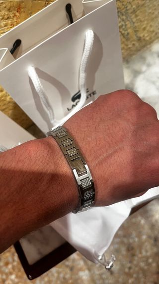 Pulsera Lacoste Plata