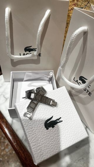 Pulsera Lacoste Plata