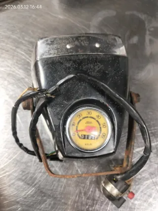 Faro Moto Guzzi Cromado