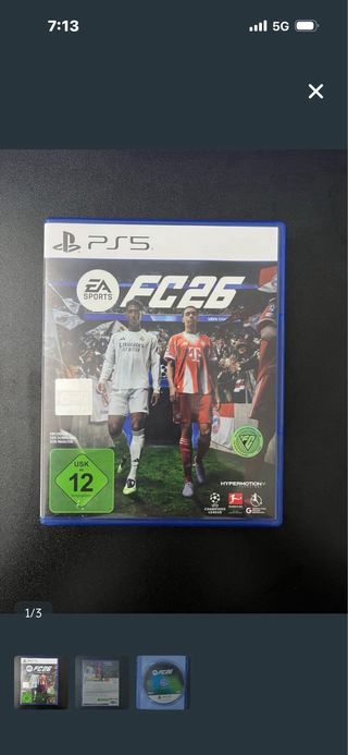 FC 26 PS5 EA Sports Juego Deportivo