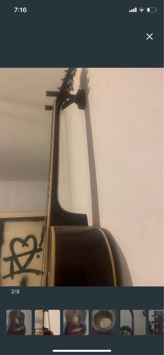 Guitarra Acústica Oscuro