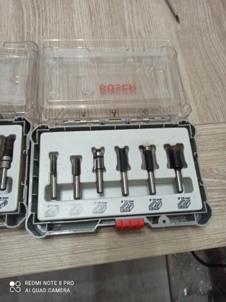 2 Juegos de fresas Bosch 6 piezas