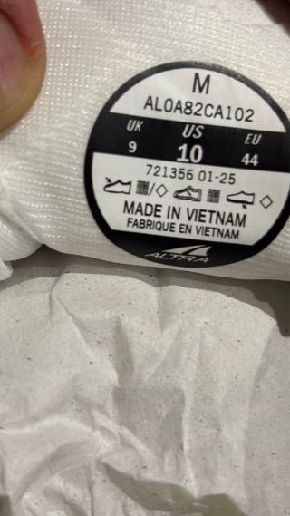 Zapatillas Altra Verdes y Blancas