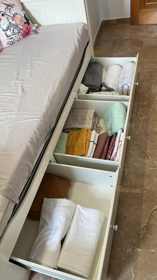 Cama nido blanca Ikea con colchones