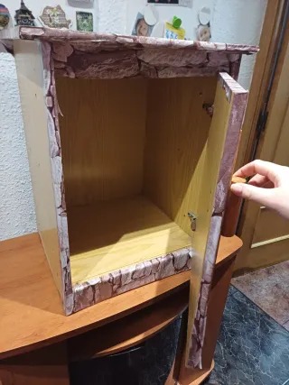 Mueble Armario Decorativo Piedra