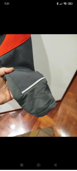 Chaqueta Ciclismo Bwin Roja y Negra