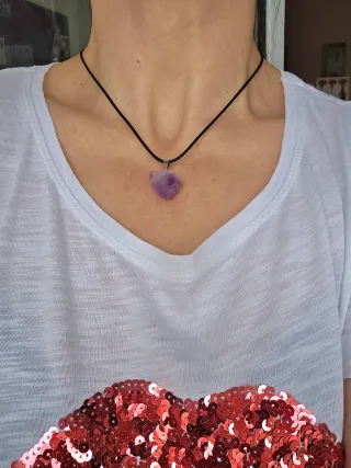 Conjunto amatista collar y pulsera