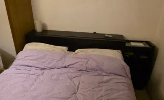 Struttura letto Ikea Malm con comodini