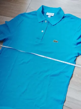 Polo Lacoste Slim Fit Tg S Turchese