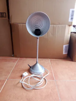 Flexo Vintage Metálico Plata