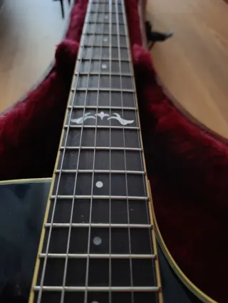 Guitarra Crafter SAT Azul Semiacústica