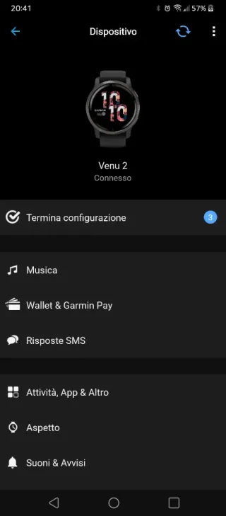 Garmin Venu 2 Music Nero