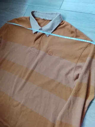 Polo Timberland manica lunga tg M marrone