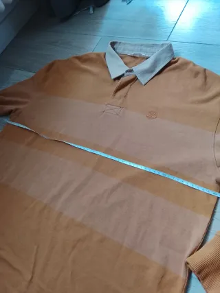 Polo Timberland manica lunga tg M marrone