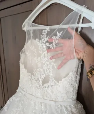 Vestido de Novia Aire Barcelona Tirantes