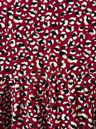 Vestido estampado corto