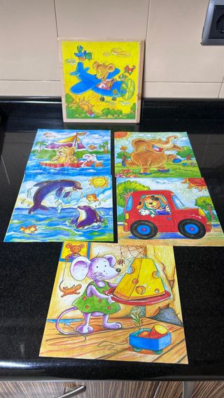 Puzzle de madera infantil