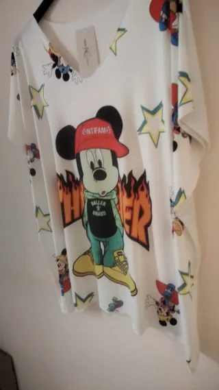 T-shirt donna Mickey Mouse Thrasher