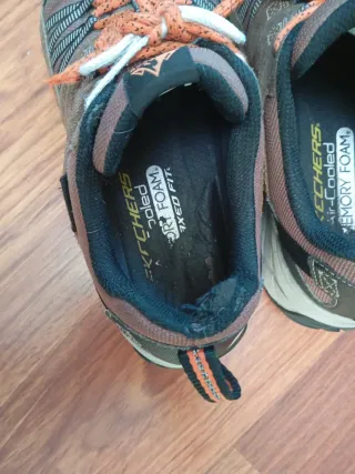 Zapatillas Skechers Talla 45 Marrones y Naranjas