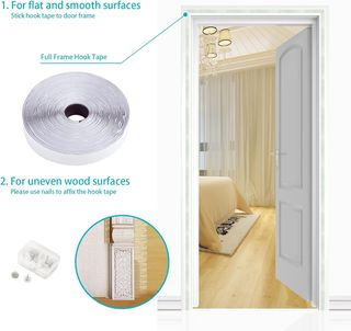 Puerta de Malla Magnética Apalus, Cortina Hecha de Malla