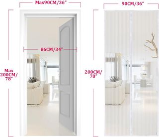 Puerta de Malla Magnética Apalus, Cortina Hecha de Malla