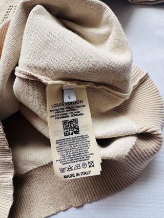 Suéter Louis Vuitton Beige Talla S