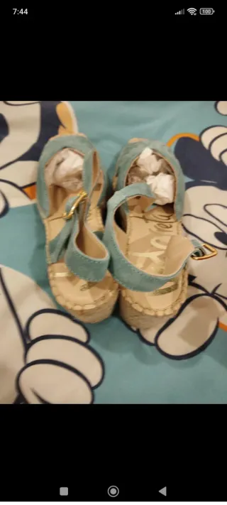 Sandalias cuña abiertas