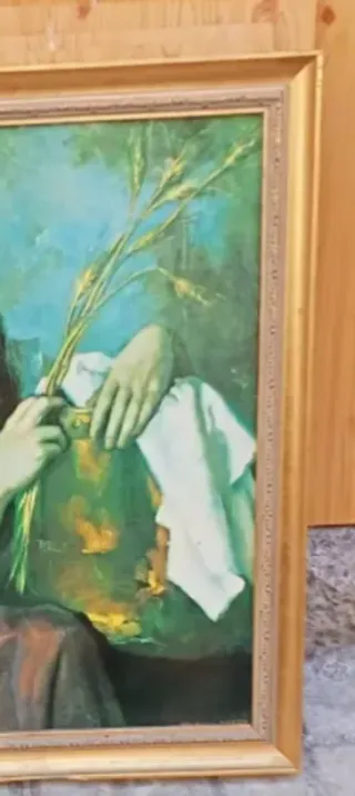 Cuadro mujer con espigas