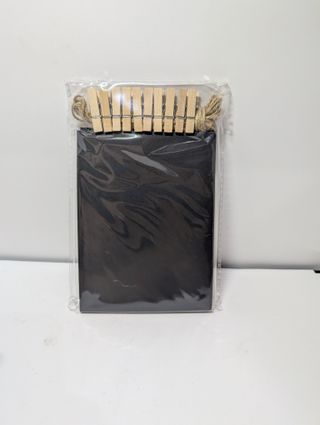 30 Piezas Marco de Fotos de Papel Kraft con Cuerda y Pinzas, 11,5 x 15,5 cm DIY Marco de Foto de Cartón, Se Adapta a Fotos de 6x