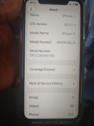 iPhone 11 red. In good condition