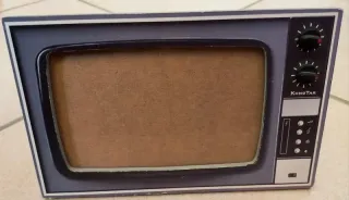 Cornice Portafoto TV Vintage CRT Retrò 80s 10x15