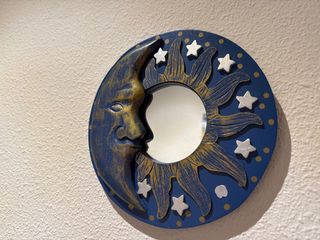 Espejo Luna y Sol Decorativo