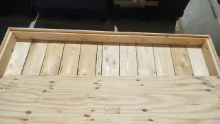 Caja de madera grande