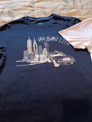 Lote 2 Camisetas Niño Nuevas Talla 13-14