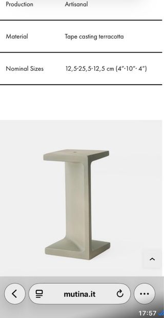 Celosía cerámica diseño blanco 50€ caja de 3 ud