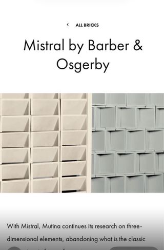 Celosía cerámica diseño blanco 50€ caja de 3 ud